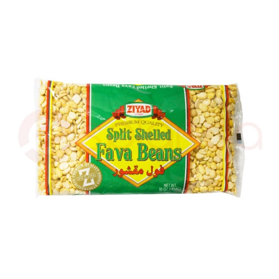 ZIYAD SPLIT FAVA BEANS: 16OZ