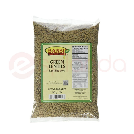 BANSI GREEN LENTILS: 2LB