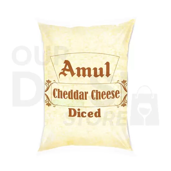 Amul Cheddar Cheese Dices: 1kg