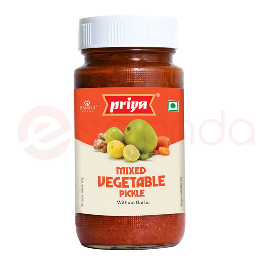 PRIYA MIXED VEG PICKLE: 300G