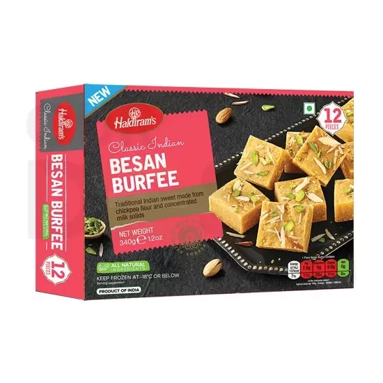 Haldiram Besan Burfi : 12 Oz