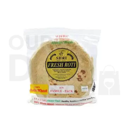 SHRI FRESH ROTI : 25 PCS