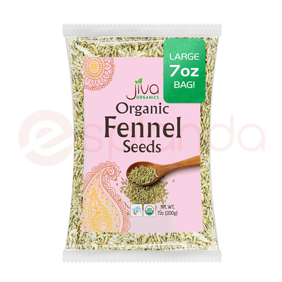 JIVA FENNEL SEEDS: 7OZ