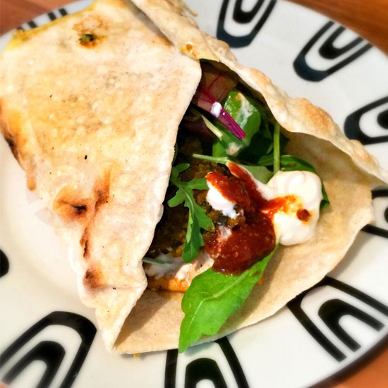 Chicken & Falafel Wrap