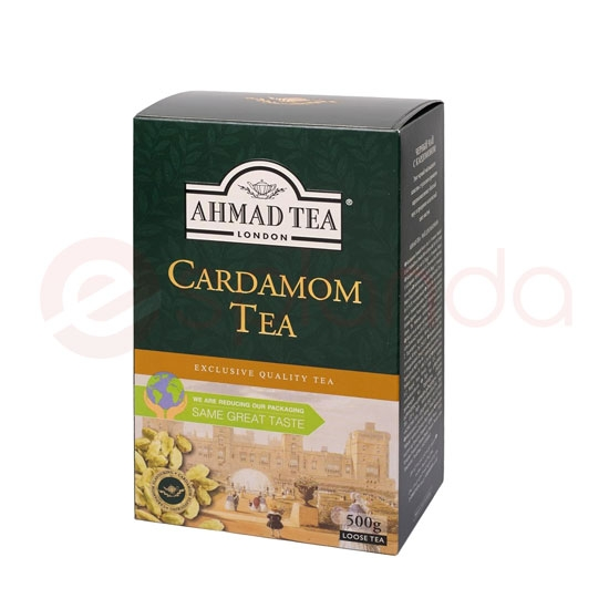 AHMED TEA CARDAMON TEA: 500GM