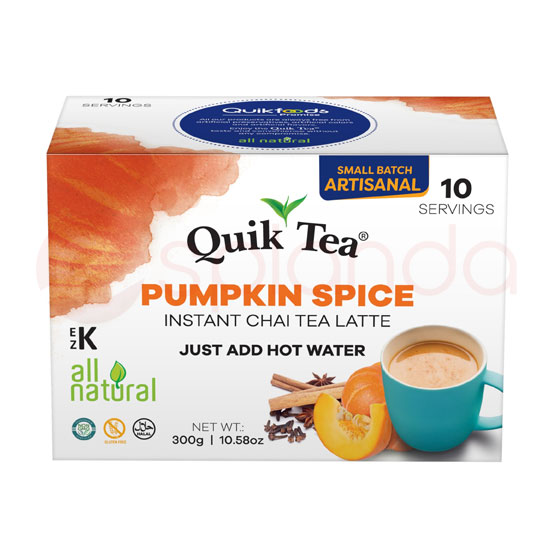 QUIK TEA PUMPKIN SPICE: 300GM