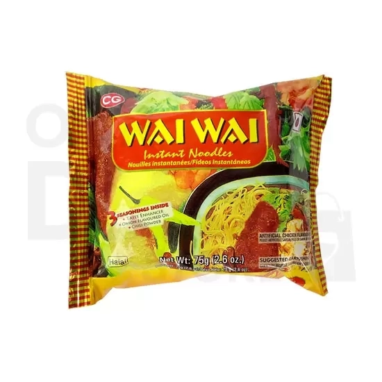 WAI WAI CHICKEN NOODLES 24 PKS