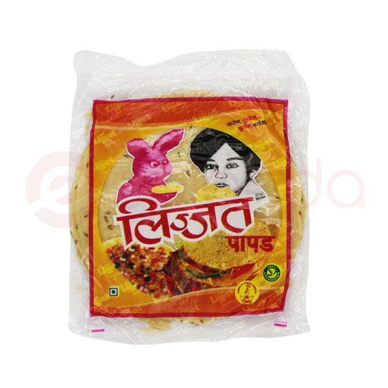 LIJJAT JEERA PAPAD : 7 OZ
