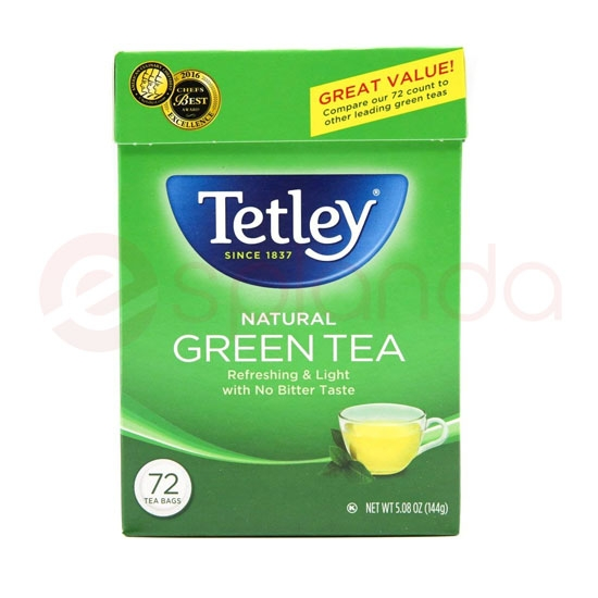 TETLEY GREEN TEA BAGS: 144GM