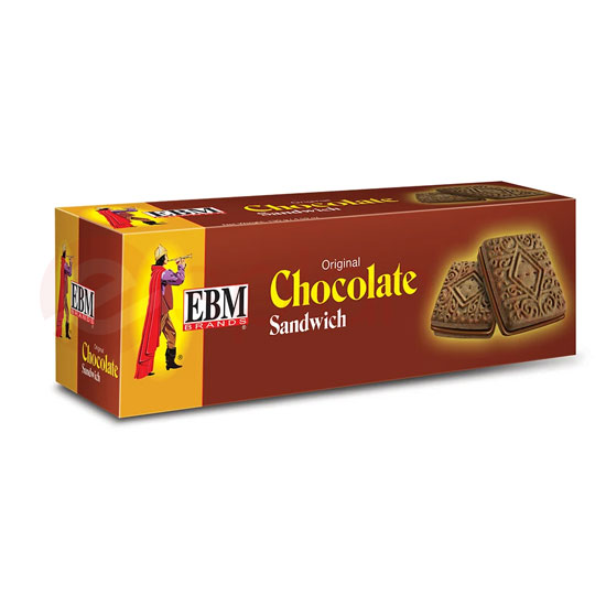 EBM CHOCOLATE SANDWICH: 128G