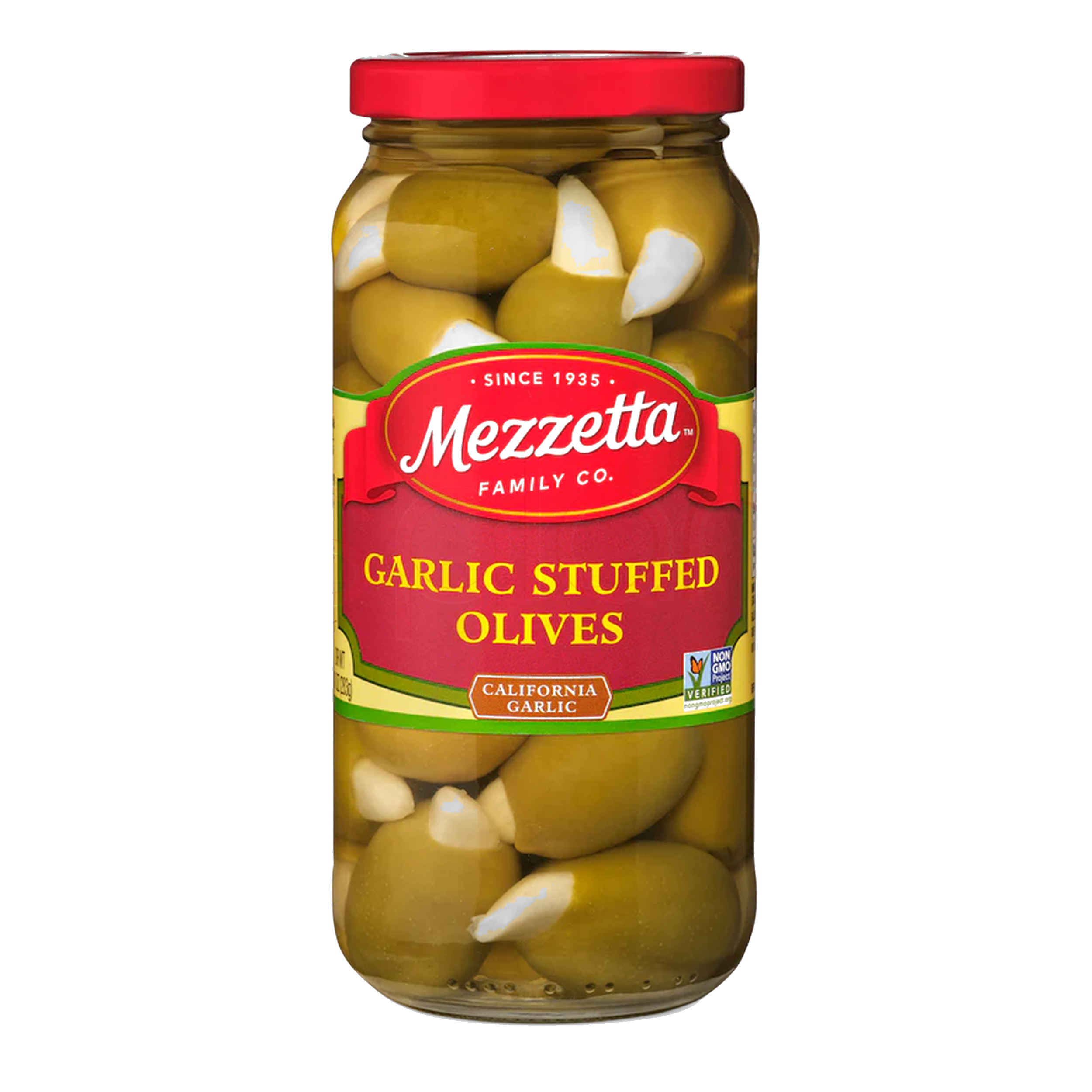 GARLIC STUFFED OLIVES
