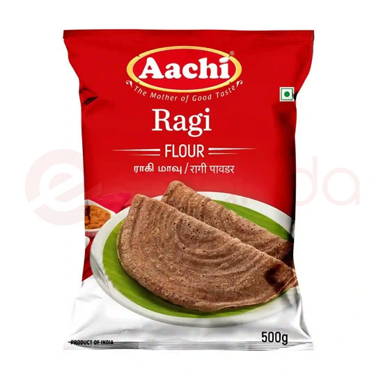 AACHI RAGI FLOUR (ROASTED):1KG
