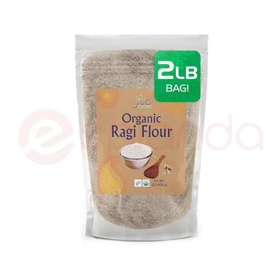 JIVA ORGANIC RAGI FLOUR: 2LB
