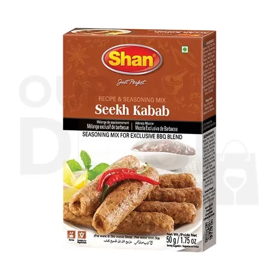 SHAN BEEF SEEKH KEBAB: 7OZ
