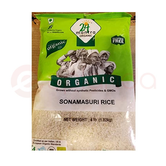 24 MANTRA SONAMASOORI RICE:4LB