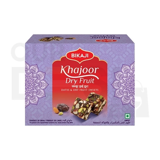 Bikaji Khajoor Dry Fruit Burfee