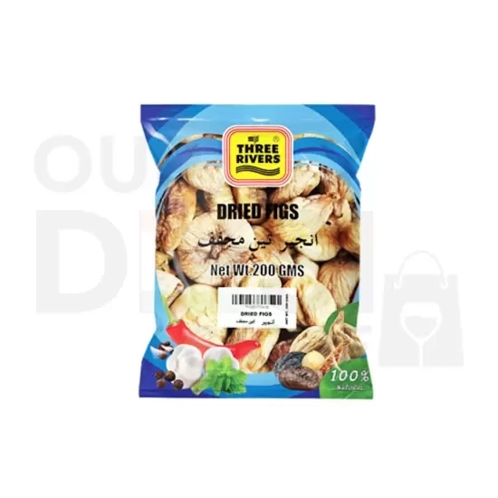 THREERIVERS DRIED FIGS: 200G
