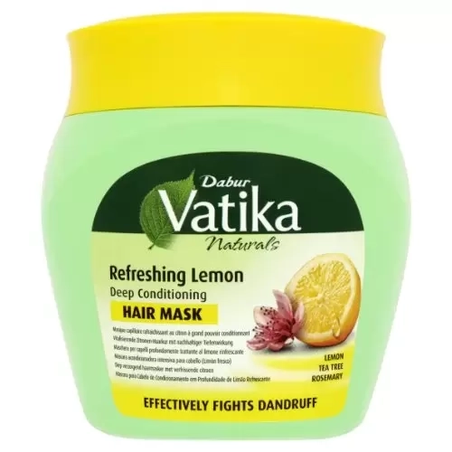 Dabur Vatika Refreshing Lemon Deep Conditioning Hair Mask Treatment Cream,
