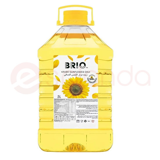BRIO PURE SUNFLOWER OIL: 5L