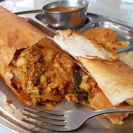 Lamb Masala Dosa