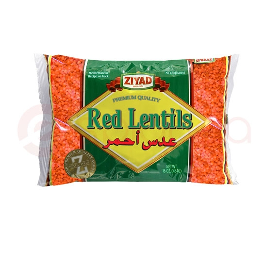 ZIYAD RED LENTILS: 454G