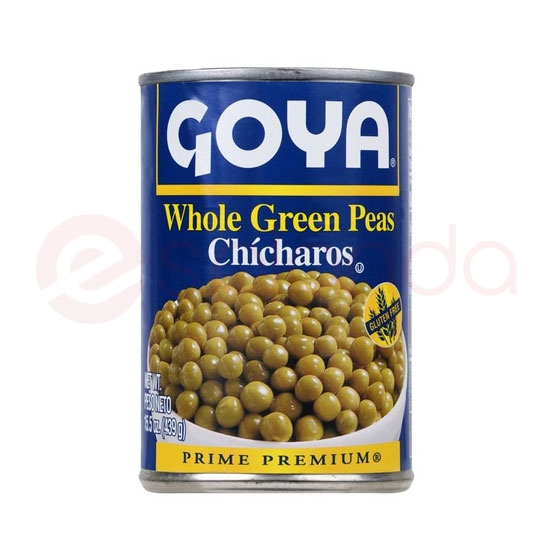 GOYA WHOLE GREEN PEAS : 439G