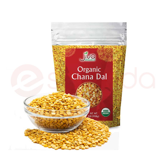 JIVA ORG. CHANA DAL: 4LB