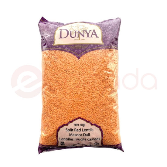 DUNYA RED SPLIT DAL: 2LB