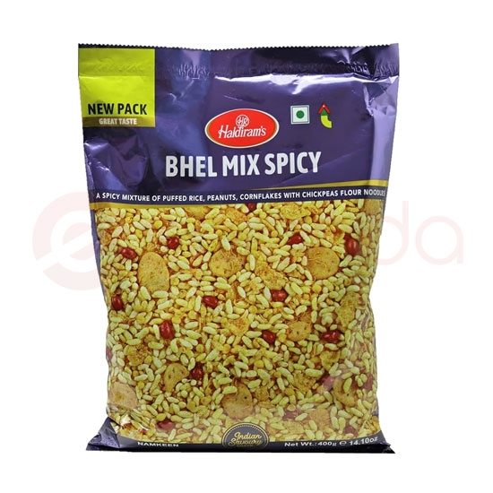 HALDIRAM BHEL MIX SPICY: 400GM