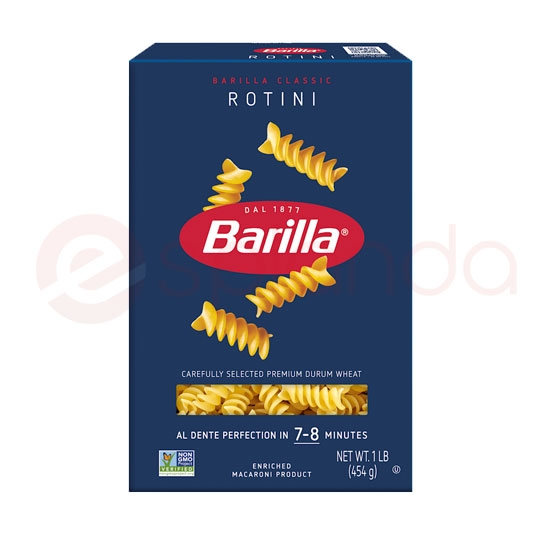 BARILLA CLASSIC ROTINI: 454G