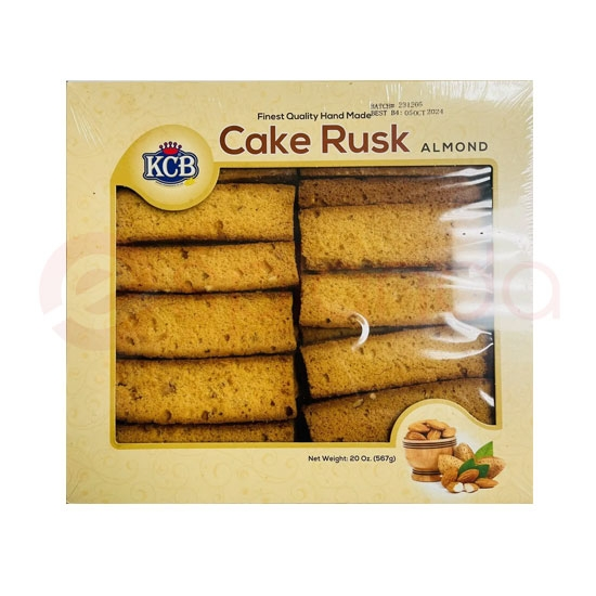 KCB CAKE RUSK ALMOND : 20 OZ