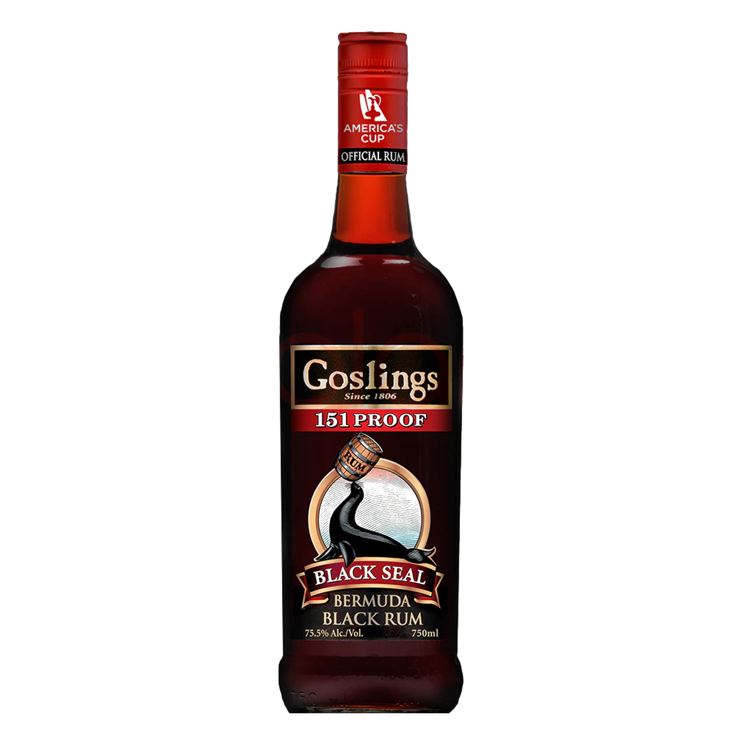 151 Proof Black Seal Rum