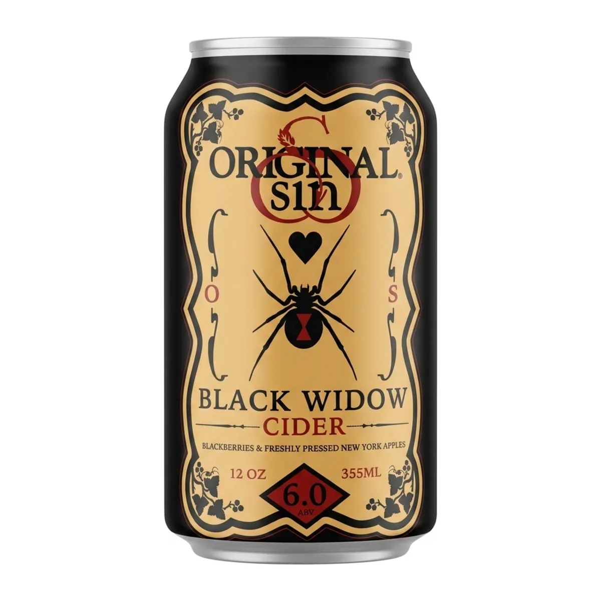 Original Sin BLACK WIDOW CIDER 12 OZ at CBC Liquors, Westford, Westford MA