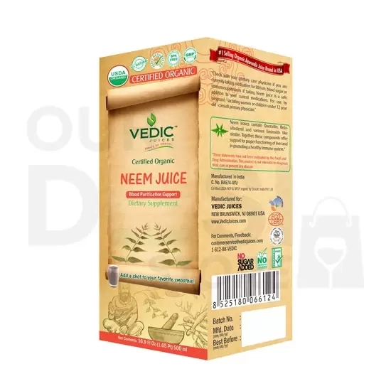 VEDIC ORGA NEEM JUICE : 500ML