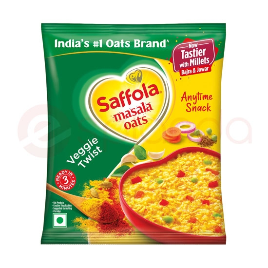 SAFFOLA VEGGIE TWIST OATS:38G