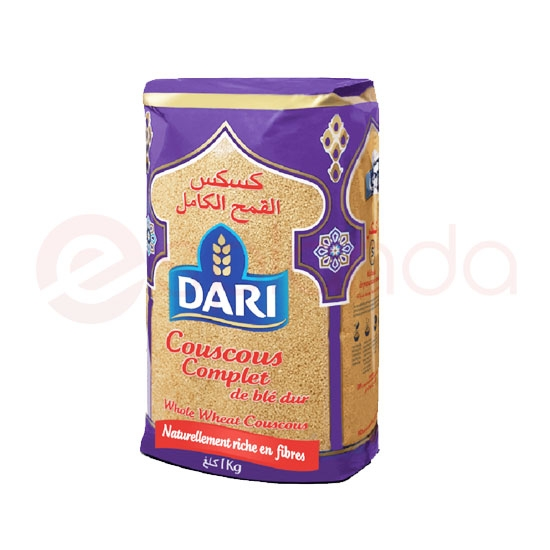 DARI WHOLEWHEAT COUSCOUS: 1KG