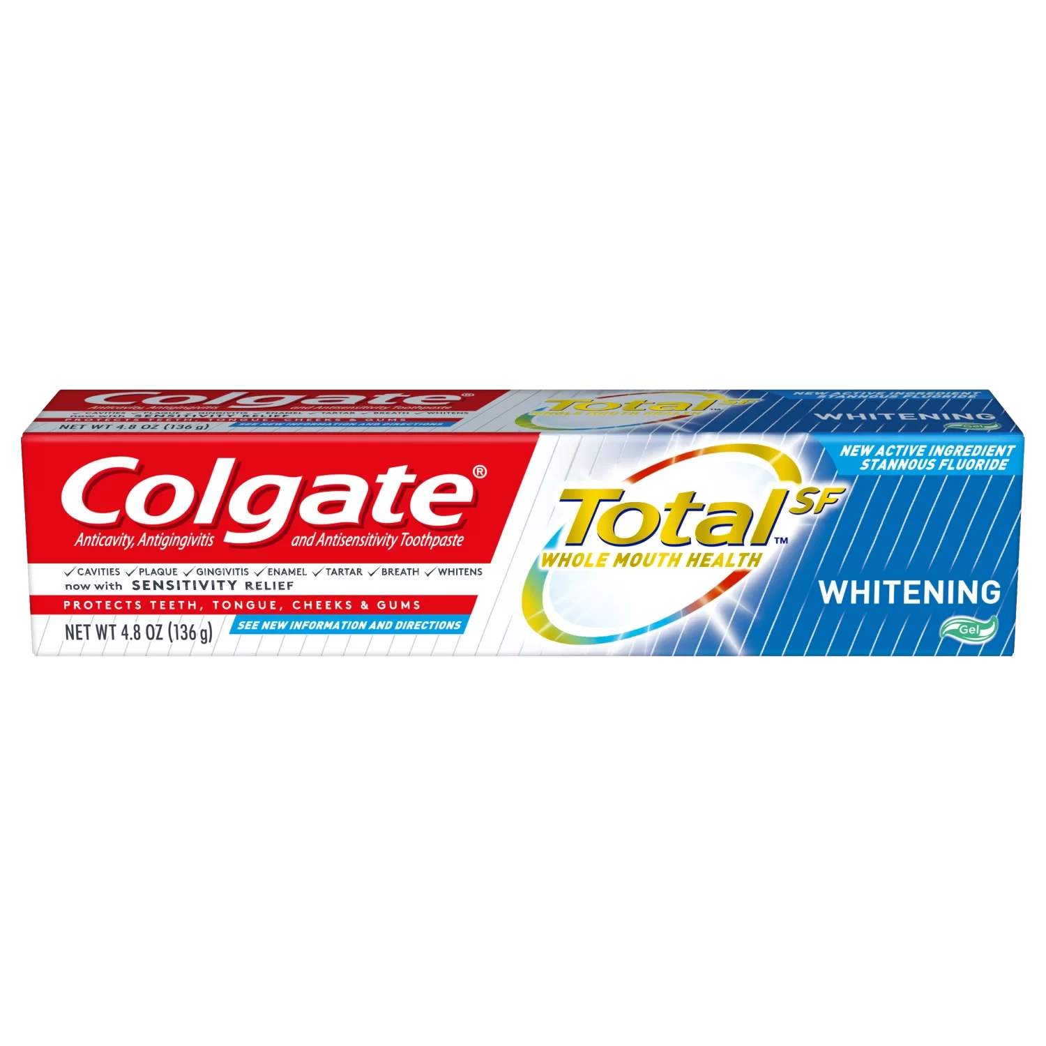 Colgate Total SF Whitening Toothpaste Gel