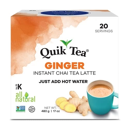 Quiktea Ginger Instant Chai Tea Latte -