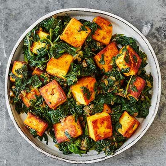 Saag Paneer (or) Aloo