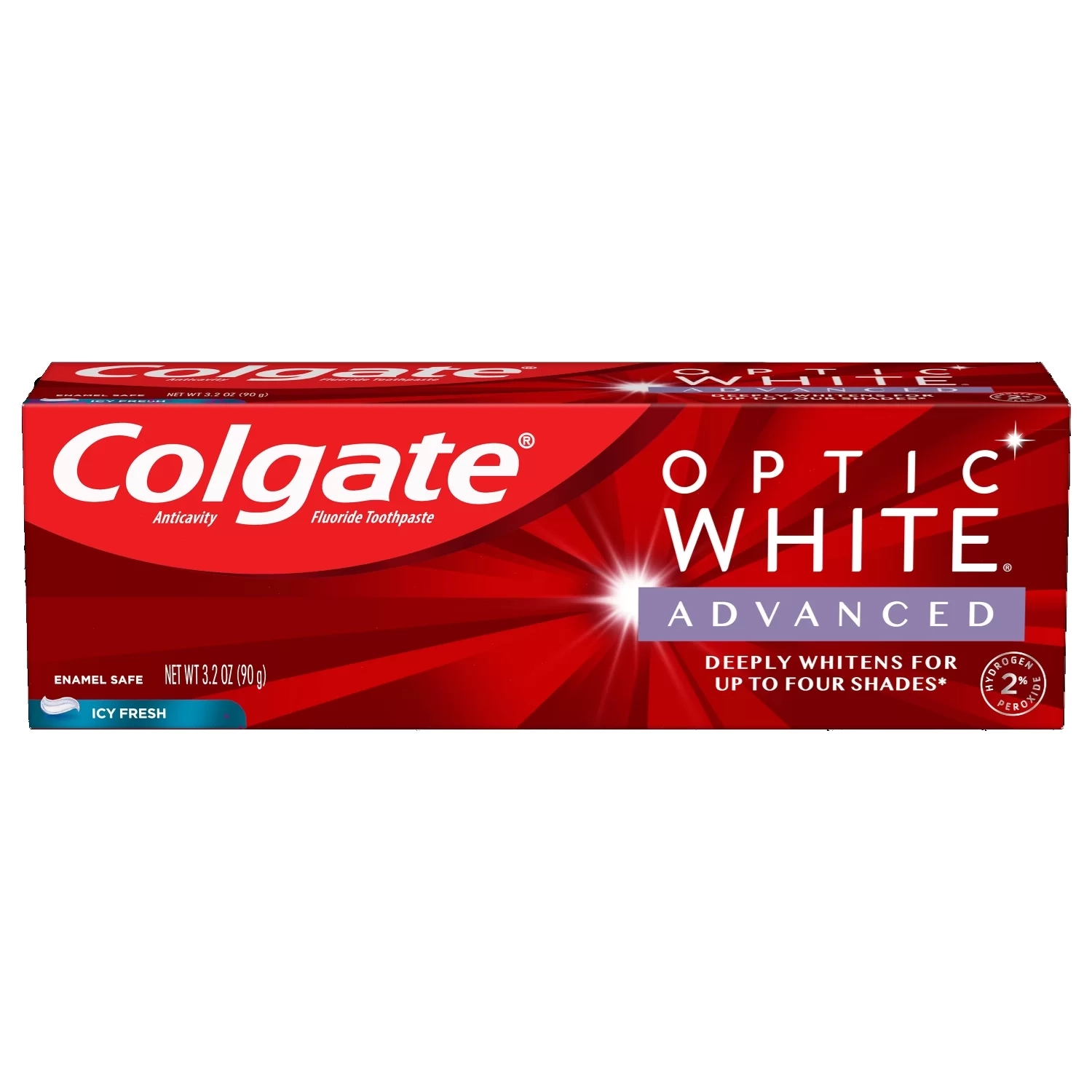 Colgate Optic White Icy Cool Fresh Anticavity Fluoride Toothpaste Fresh Mint