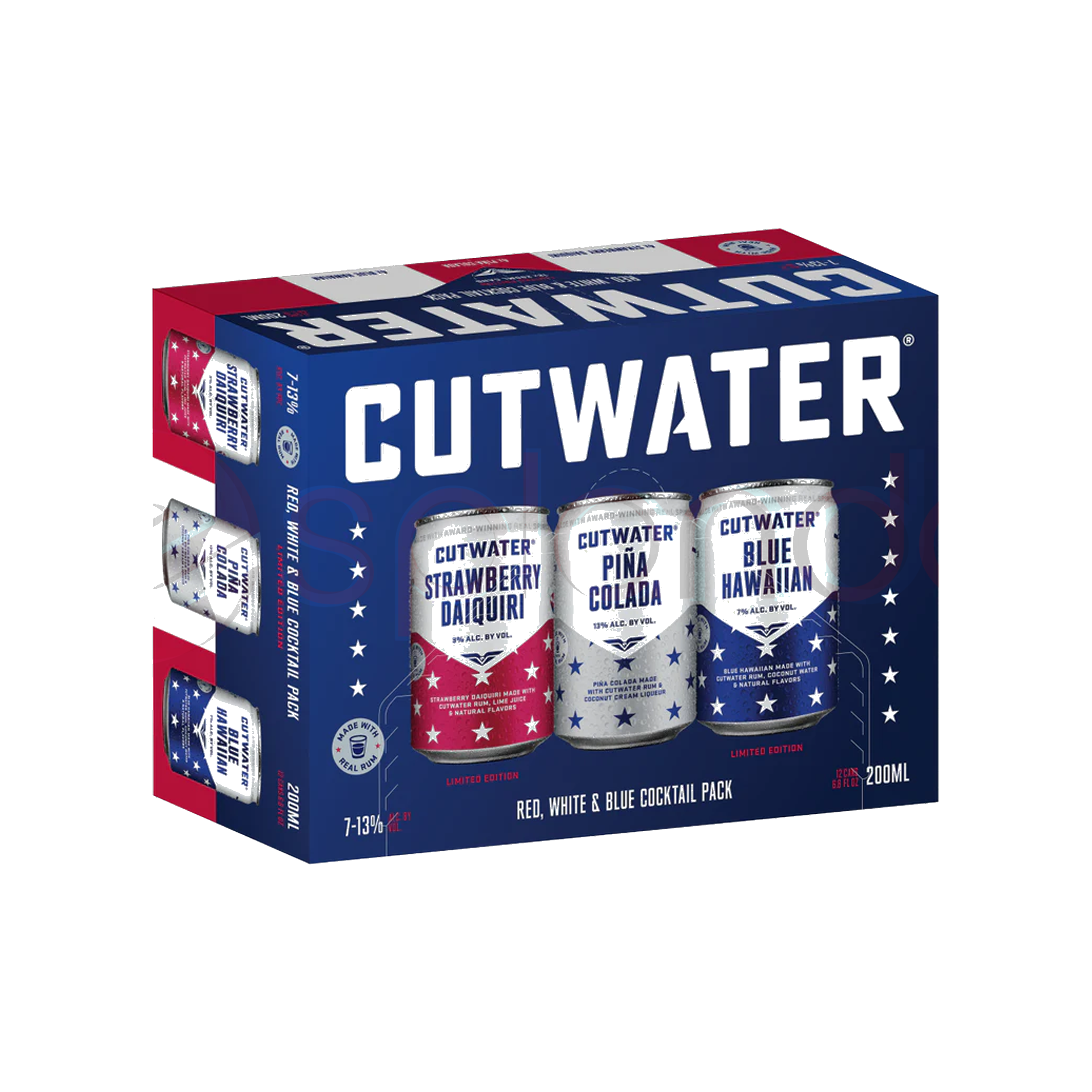 RED WHITE & BLUE COCKTAIL PACK