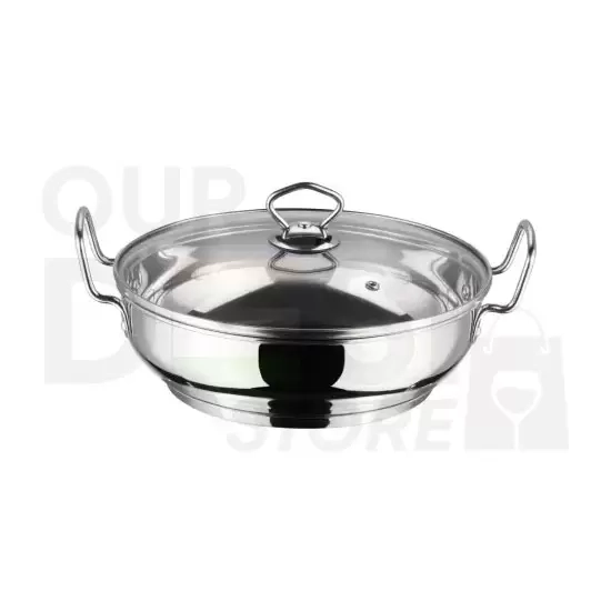 VINOD S.STEEL KADAI W-LID : 30