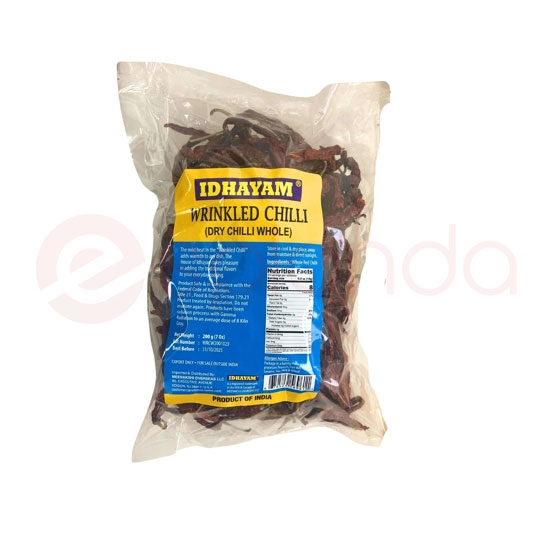 IDHAYAM WRINKLED CHILLI: 200G