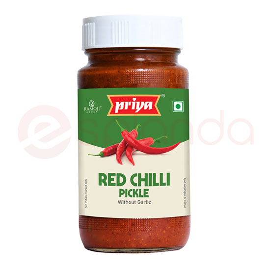 PRIYA RED CHILLI PICKLE: 300G