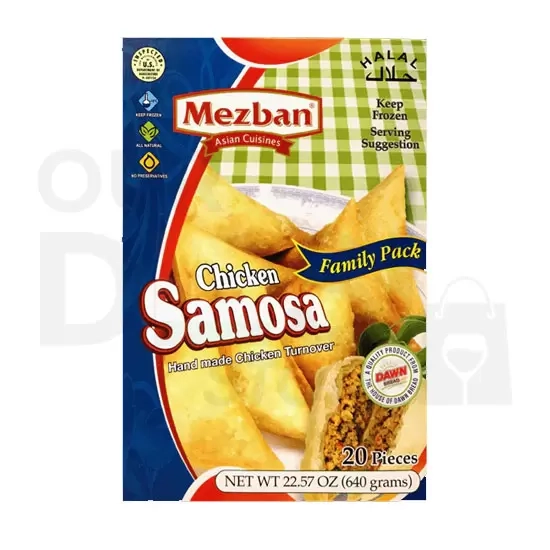 MEZBAN CHICKEN SAMOSA : 640 GM