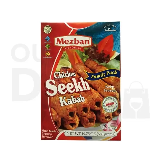 MEZBAN CHICKEN SEEKH KHABAB :
