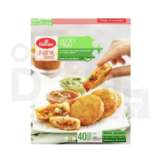 HALDIRAMS ALOO TIKKI : 40 PCS HALDIRAMS ALOO TIKKI : 40 PCS