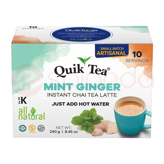 QUIK TEA UNS.MINT GINGER:160G