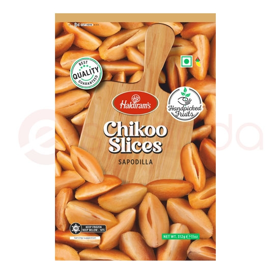 HALDIRAM CHICKOO SLICES: 312G