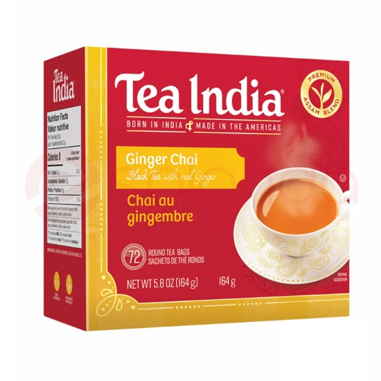TEA INDIA GINGER CHAI : 182GM